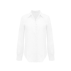 Bevie Button Down Shirt- Optic White Linen