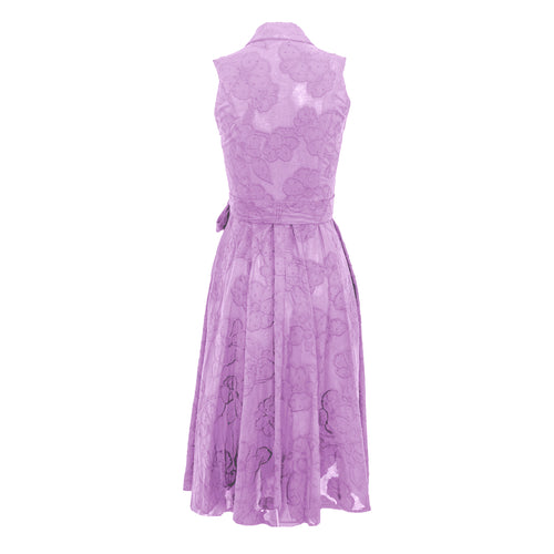 Alice Midi Dress- Lavender Flower