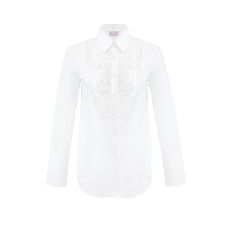 Tuxedo Shirt - Optic White