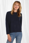 Cashmere Long Sleeve Shrunken Crew