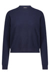 Cashmere Long Sleeve Shrunken Crew