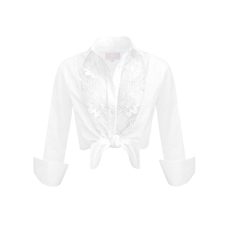 Tuxedo Shirt - Optic White