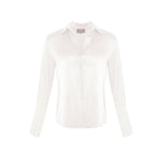 Garcon Shirt - Stretch Silk Charmeuse - Ivory