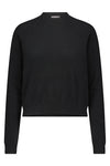 Cashmere Long Sleeve Shrunken Crew