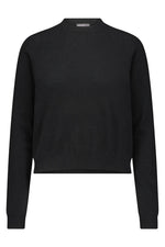 Cashmere Long Sleeve Shrunken Crew