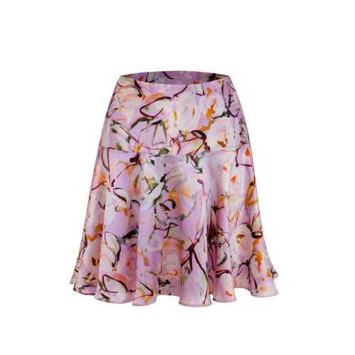 Margot Skirt Mini Silk Charm Pink Floral