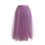 Tulle Midi Skirt - RoseDeFrance