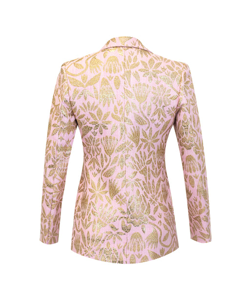 Bonnie Blazer - Pink Gold Brocade