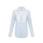 Tuxedo Shirt - Blue/White Stripe