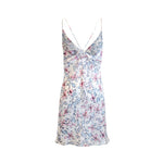 Aliett Slip Dress - Blue/Pink Flower