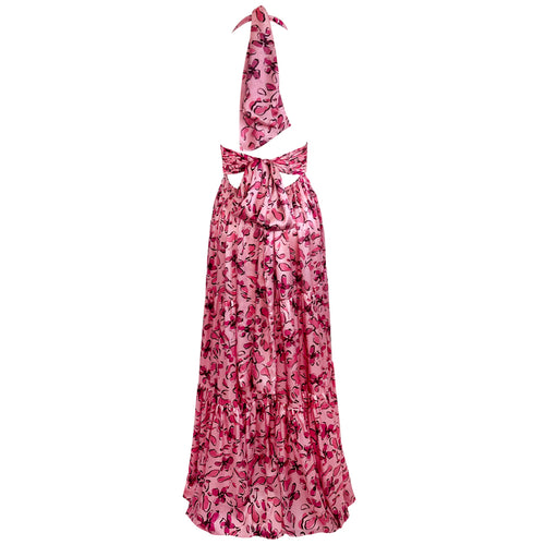 Lilly Maxi Dress- Pink on Pink Floral