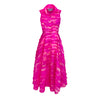 Alice Midi Dress- Hot Pink Eyelash