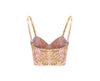 Daisy Bra Top - Pink/Gold