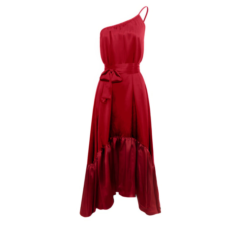 Biltmore Dress- Pomegranate Silk