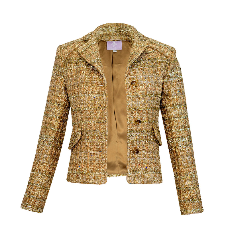 Kelly Jacket- Gold Metallic