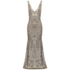 Dion Gown- Silver Sequin