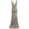 Dion Gown- Silver Sequin