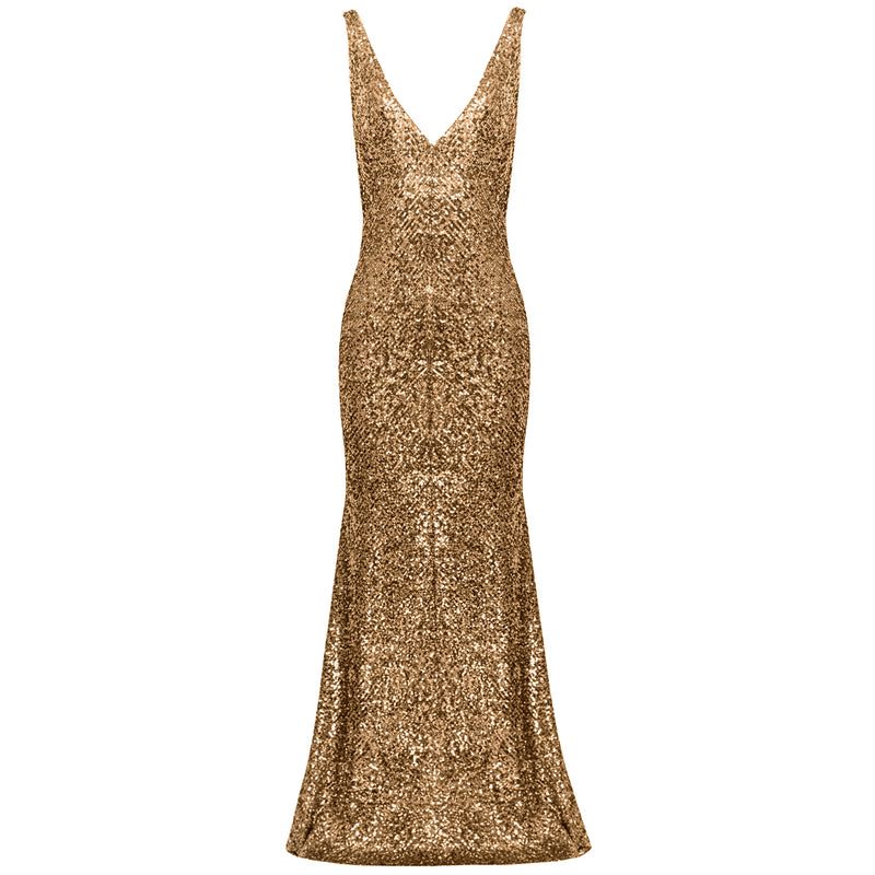 Dion Gown- Cava Sequin