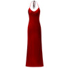 Bettina Gown Single Layer - Pomegranate