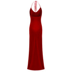 Bettina Gown Single Layer - Pomegranate