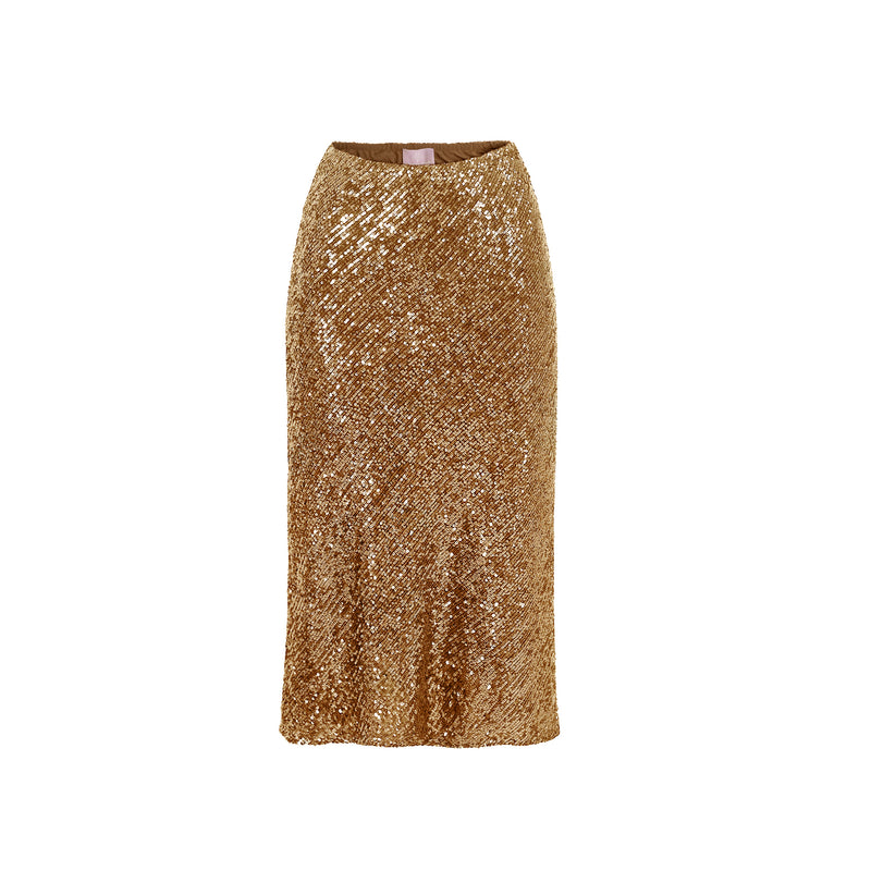 Slip Skirt - Sequin Cava