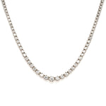 Diamond Tennis in White Gold Necklace