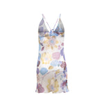 Aliett Slip Dress - Blue Floral