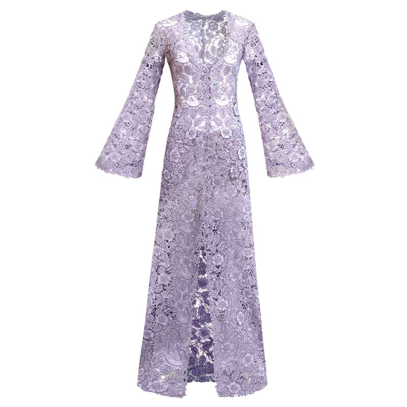 Suzy Maxi Dress - Lavender Lace