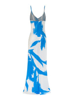 Rhonda Maxi Dress - Blue Abstract