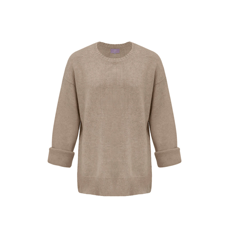 Drew Crewneck - Cobblestone