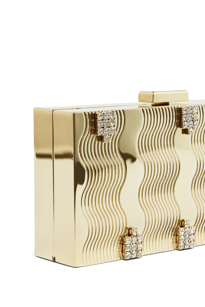 Etta Brass & Crystal Clutch