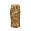 Slip Skirt - Sequin Gold