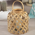 Saros Flatcore Rattan Lantern