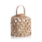 Saros Flatcore Rattan Lantern