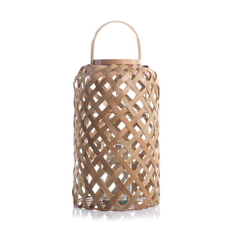 Saros Flatcore Rattan Lantern