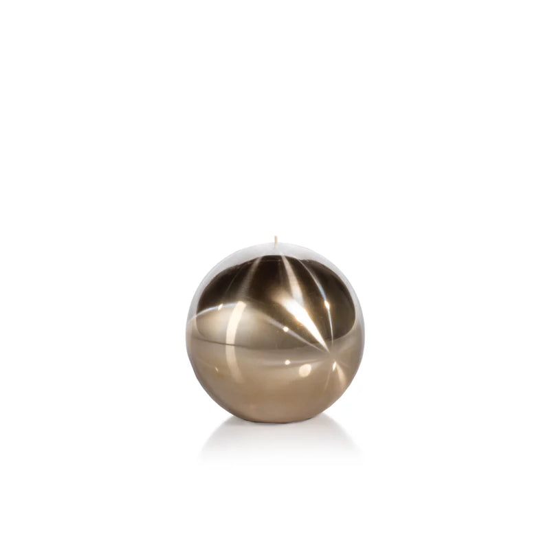 Titanium Ball Candle -  Gold