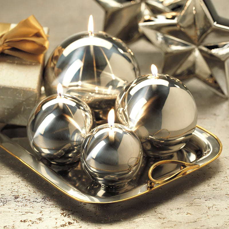 Titanium Ball Candle -  Gold