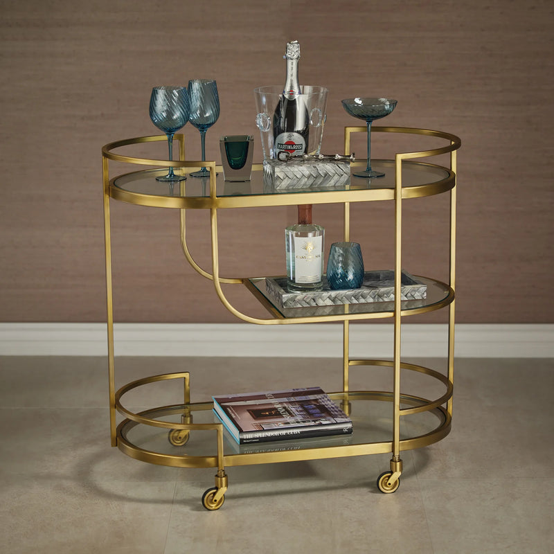 The Claridge Bar Cart-Gold