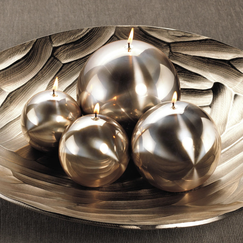 Titanium Ball Candle -  Gold